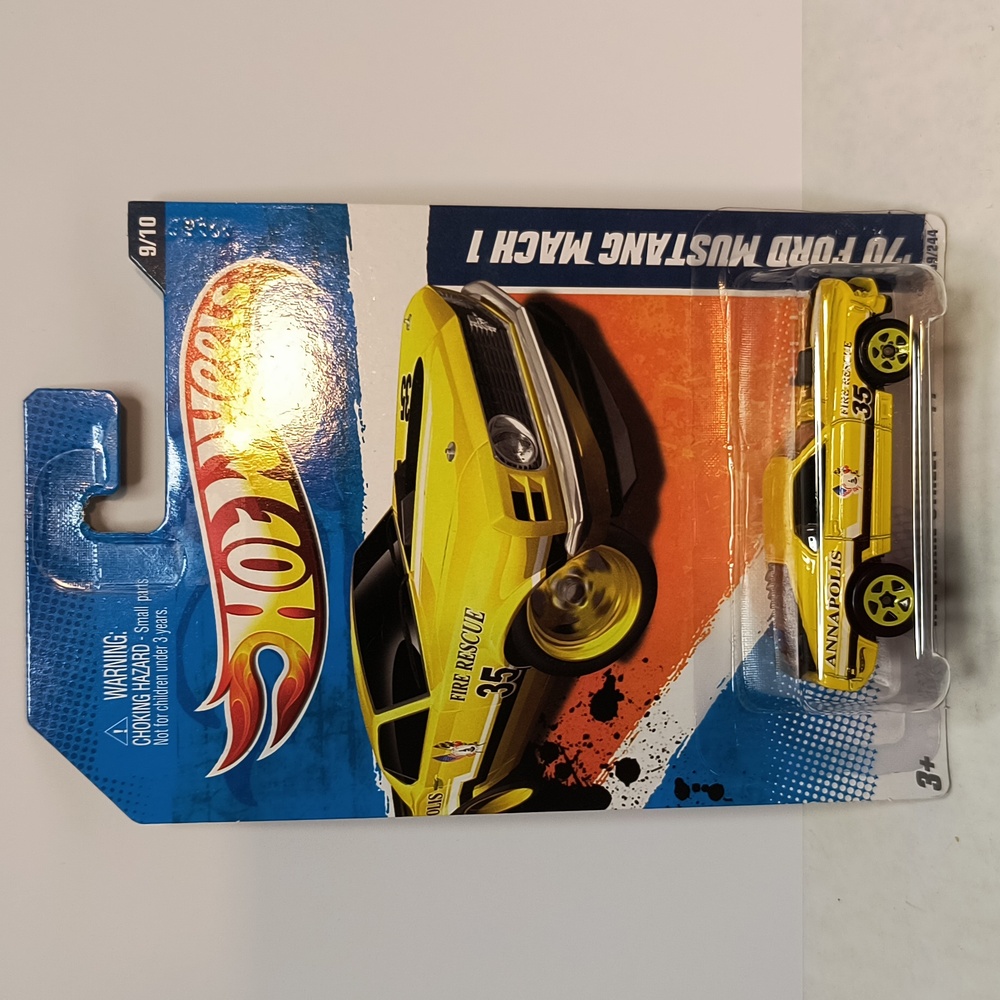 B1 Hot Wheels  70 Ford Mustang Mach 1  PONY DIECAST MUSCLE CAR TOY FASTBACK
